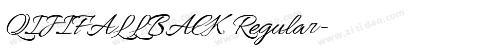 QIJIFALLBACK Regular字体转换